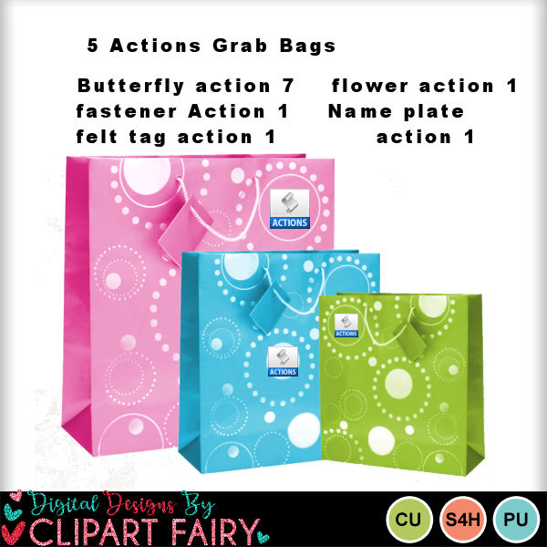 (image for) Grab Bag Actions 1 for Photoshop